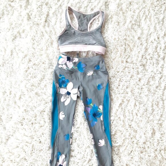 Avia 2PC Yoga Pants Toddler Girl Matching Set Outfit Size 4-5 - Picture 1 of 9